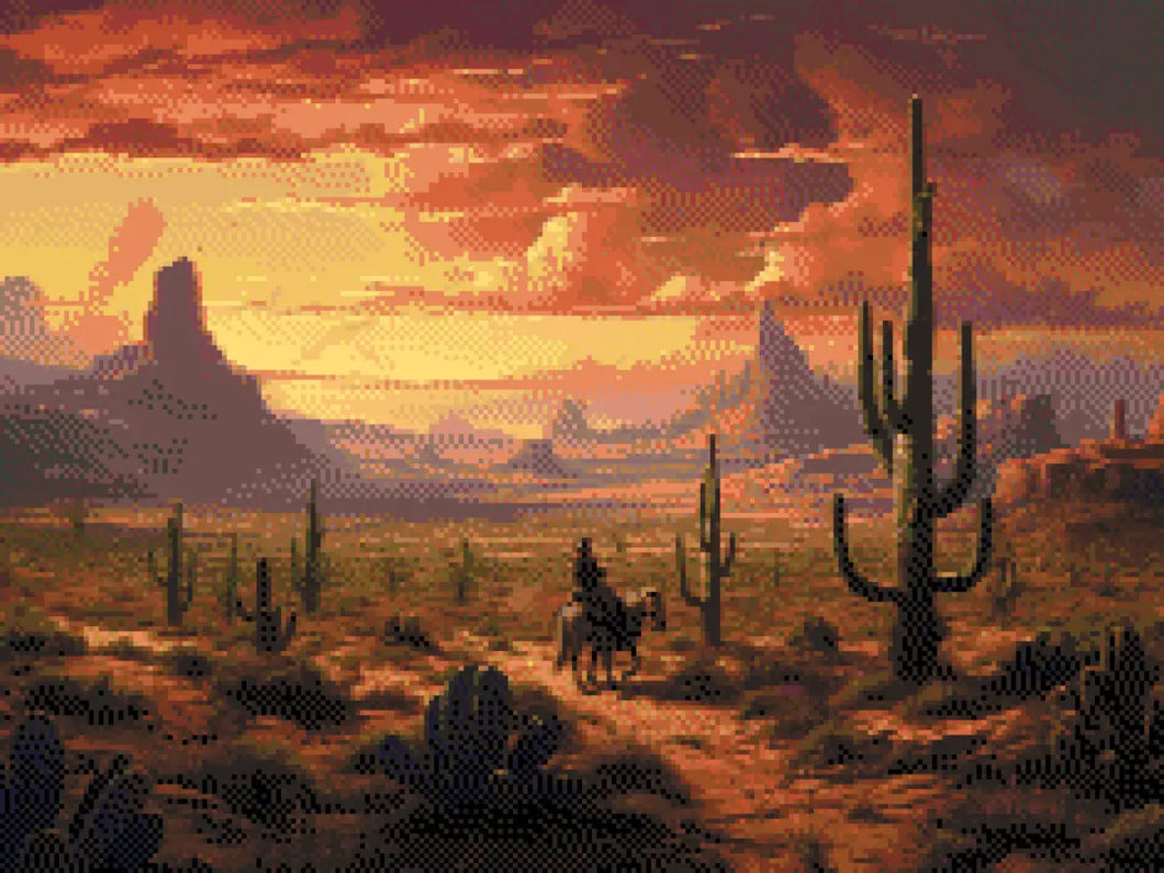 American Wild West - 5D Diamond Painting Kit