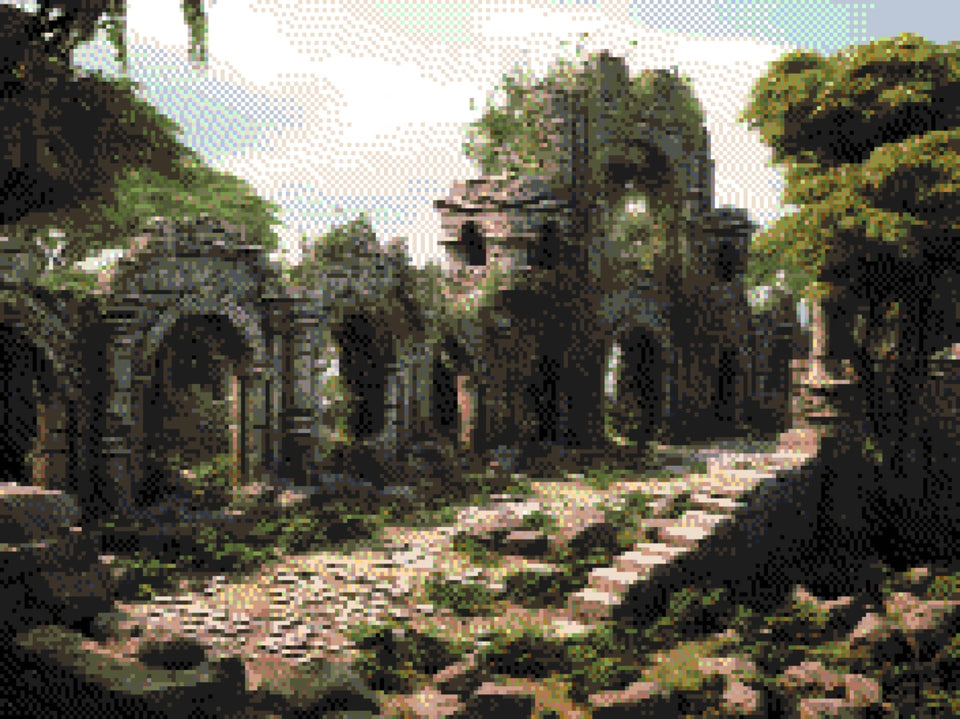 Ancient Ruins - 5D Diamond Painting Kit