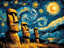 Easter Island Legends – Diamond Painting Kit