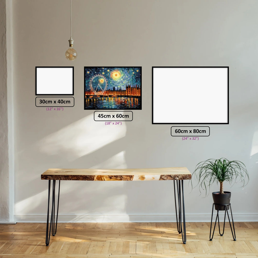 Glowing London Eye - 5D Diamond Painting Kit