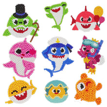 Sharky Sharks - Diamond Painting Sticker