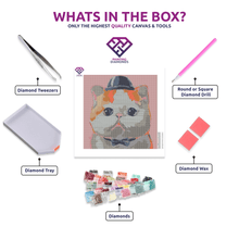 Gentleman Kitty - 5D Diamond Painting Kit