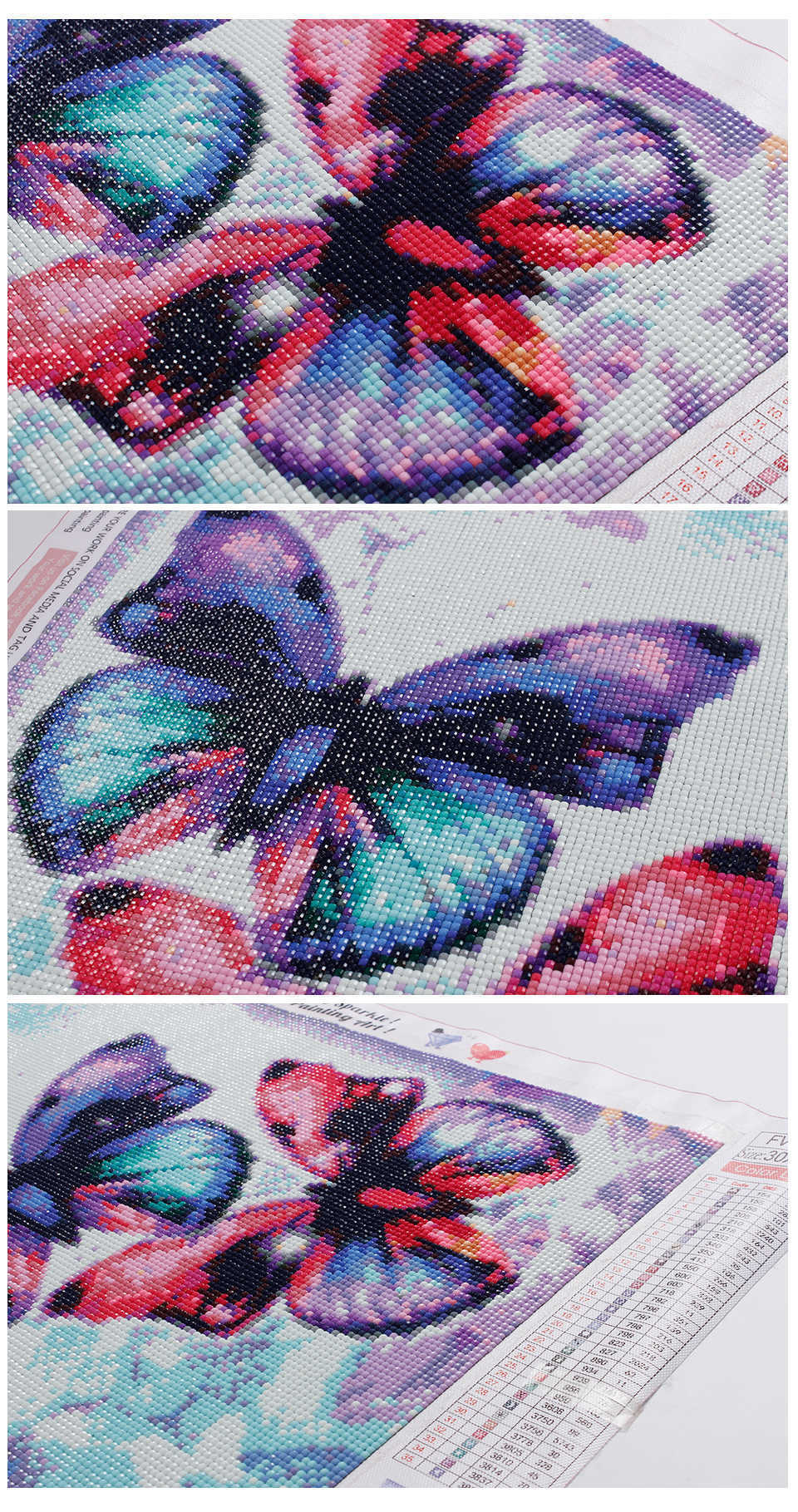 Colourful Butterfly #3 - 5D Diamond Painting Kit