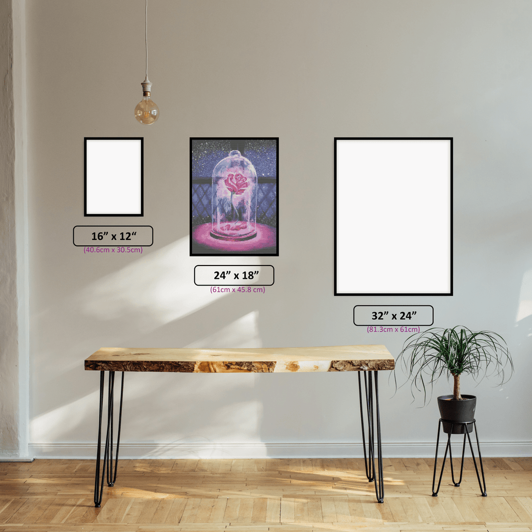 The Enchanted Rose - 5D Diamond Painting