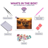 African Safari Adventure - 5D Diamond Painting Kit