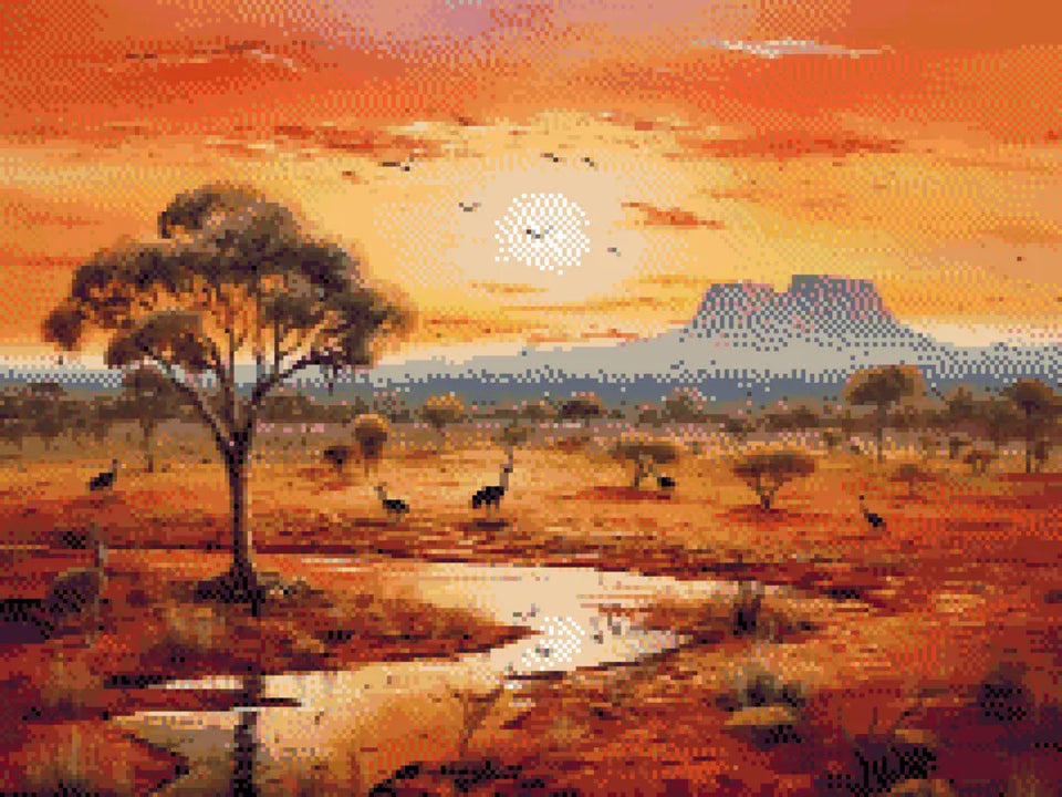 Australian Outback - 5D Diamond Painting Kit