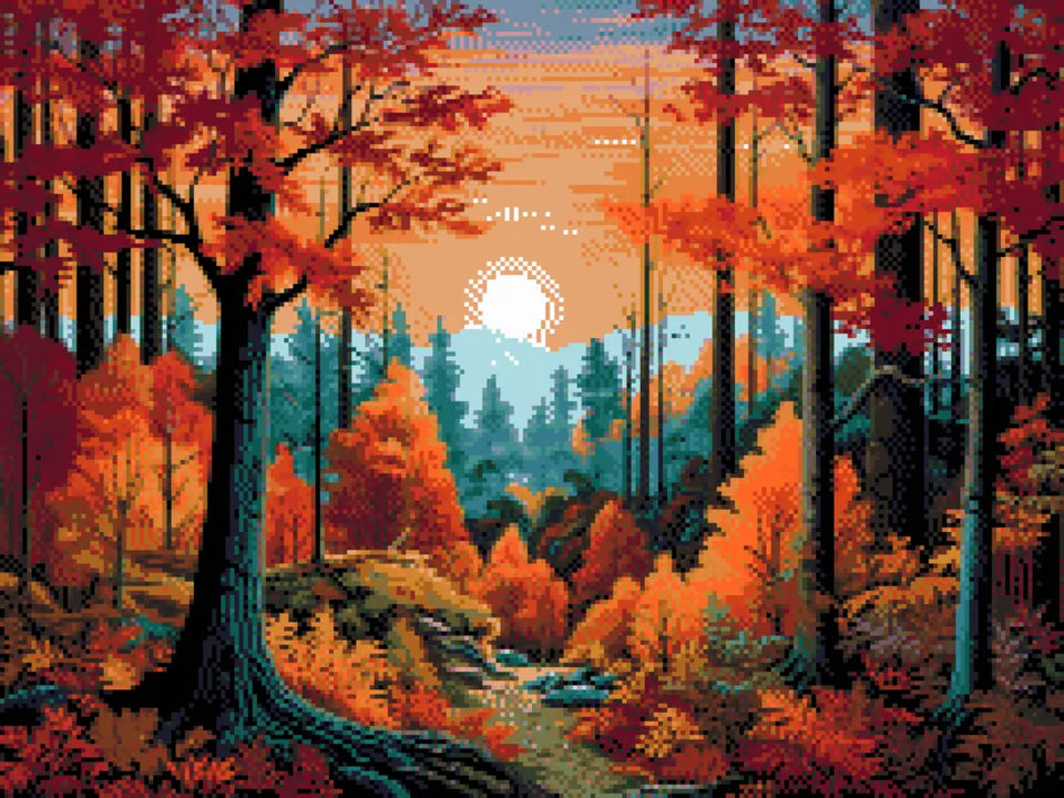 Autumn Forest - 5D Diamond Painting Kit