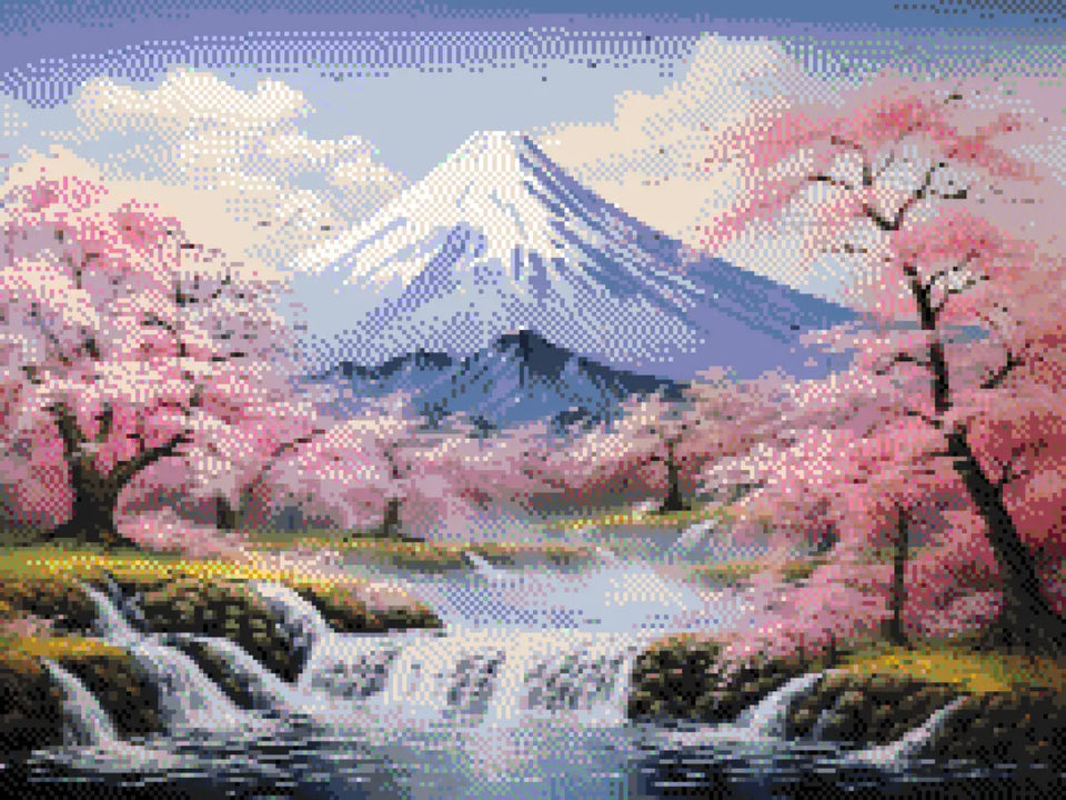 Cherry Reverie - 5D Diamond Painting Kit