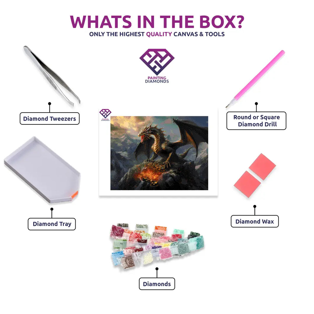 Dragon's Hoard - 5D Diamond Painting Kit