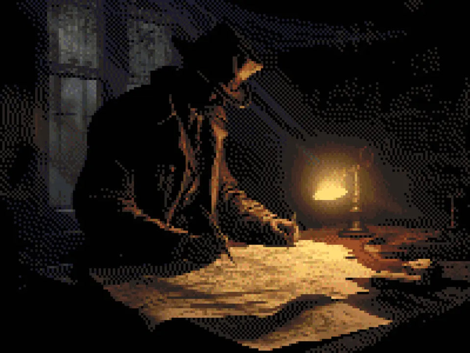 Enigmatic Detective - 5D Diamond Painting Kit