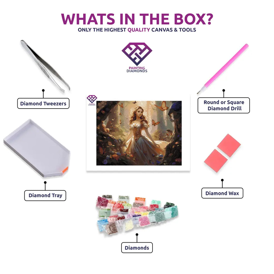Fairy Tale Princess - 5D Diamond Painting Kit
