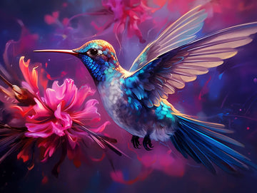 Hummingbird Whisper - 5D Diamond Painting Kit