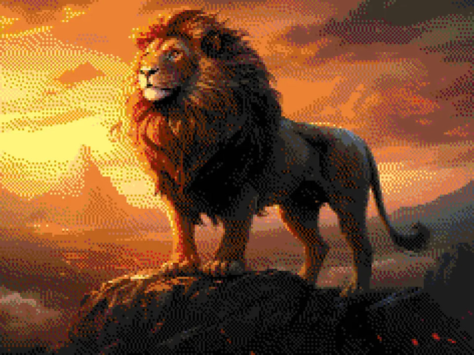 Lion Majesty - 5D Diamond Painting Kit