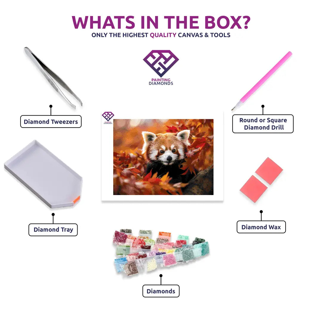 Panda Solitude - 5D Diamond Painting Kit
