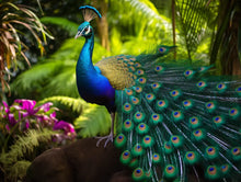 Peacock Splendour - 5D Diamond Painting Kit