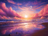 Sunset Beach - 5D Diamond Painting Kit