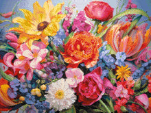 Vibrant Floral Bouquet - 5D Diamond Painting Kit