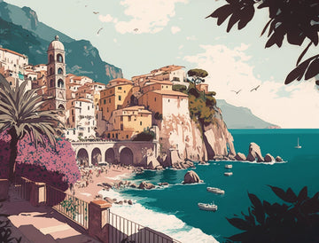 The Amalfi - 5D Diamond Painting Kit