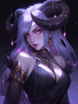 Stylised female-presenting humanoid character