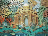 Atlantis artwork shown as a completed diamond painting preview