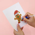 Applying drills to a Classic Christmas Icons mini diamond painting design