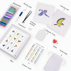What's included with the Colourful Birds twelve-pack mini diamond painting set