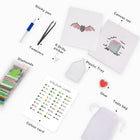What's included with the Cute Halloween Icons four-pack mini diamond painting set