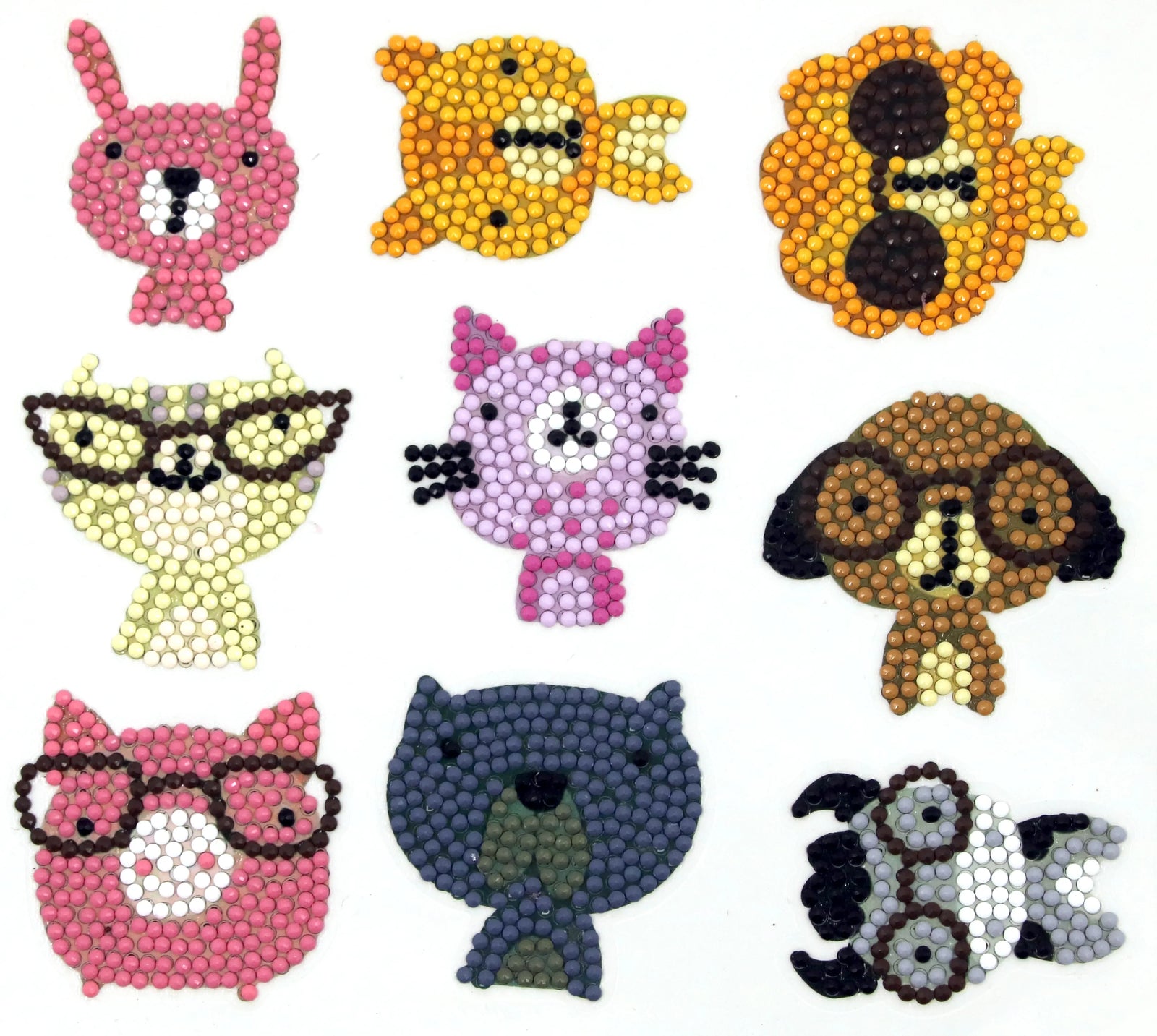 Cute Pet Pals - Diamond Painting Sticker Kit