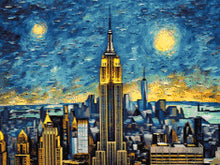 Starry Empire State - 5D Diamond Painting Kit