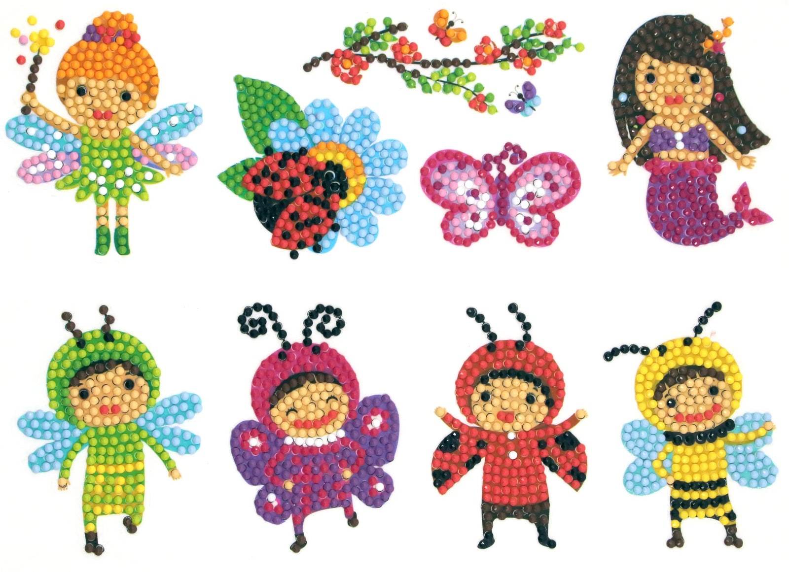 Fairy Garden Friends - Diamond Painting Sticker Kit