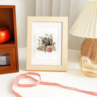 Completed Floral Arrangements & Wreaths mini diamond painting shown as framed decor