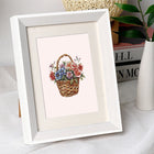 Floral Arrangements & Wreaths mini diamond painting design displayed in a decorative room setting