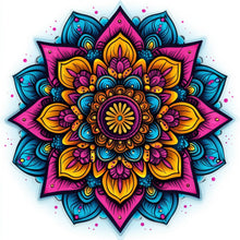 Floral Mandala Bliss - Diamond Painting Kit