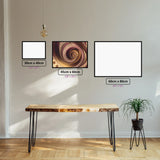 Fractal Symmetry diamond painting displayed in a room setting