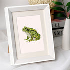Framed Frogs, Lizards & Chameleons mini diamond painting artwork presented as finished decor