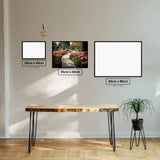 Garden Bloom diamond painting displayed in a room setting