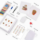 What's included with the Garden Gifts & Florals six-pack mini diamond painting set