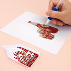 Close-up of drills being placed on a Garden Gifts & Florals mini diamond painting design