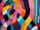 Geometric Vibes artwork shown as a completed diamond painting preview