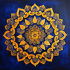 Golden Mandala Glow - Diamond Painting Kit