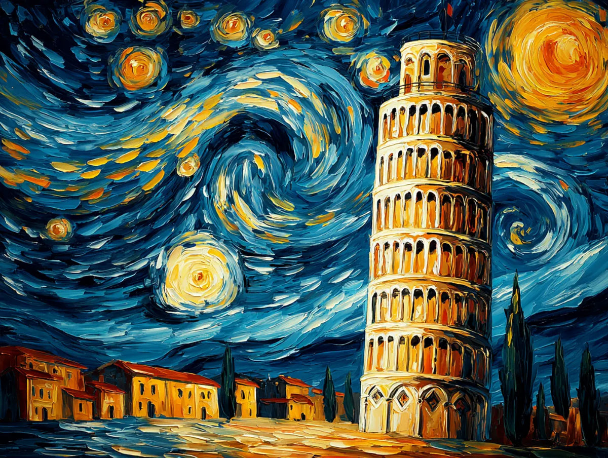 Leaning Tower of Pisa – Diamond Painting Kit
