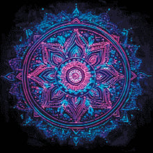 Neon Mandala Light - Diamond Painting Kit