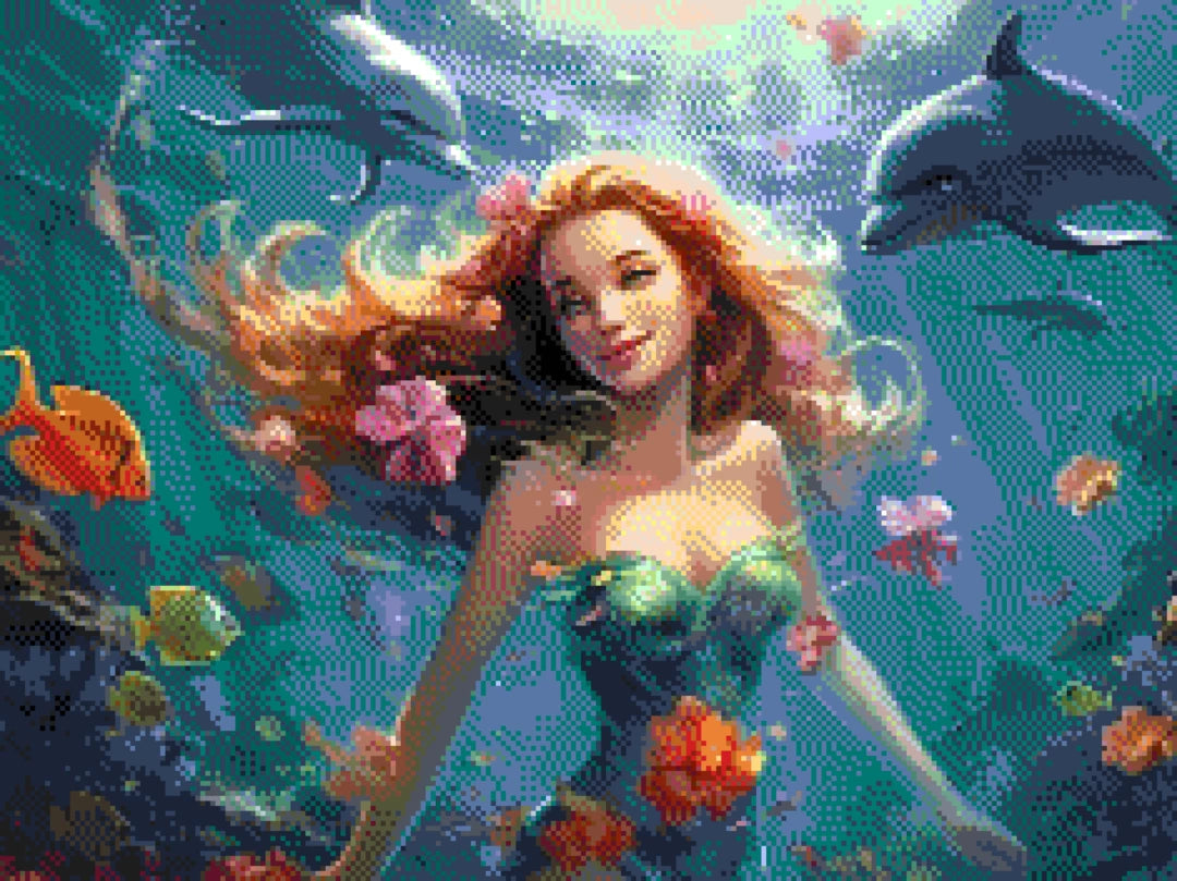Ocean Mermaids - 5D Diamond Painting Kit
