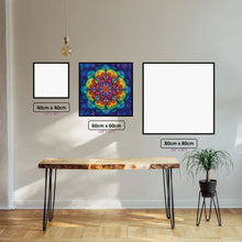 Rainbow Mandala Swirls - Diamond Painting Kit