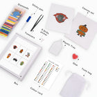 What's included with the Spooky Halloween Icons six-pack mini diamond painting set