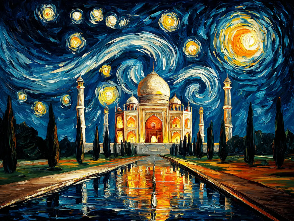 Taj Mahal Radiance – Diamond Painting Kit