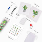 What's included with the Tropical Houseplants four-pack mini diamond painting set