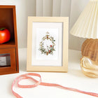 Completed Vintage Floral Frames mini diamond painting shown as framed decor