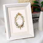 Vintage Floral Frames mini diamond painting design displayed in a decorative room setting