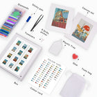 What's included with the World Landmarks twelve-pack mini diamond painting set